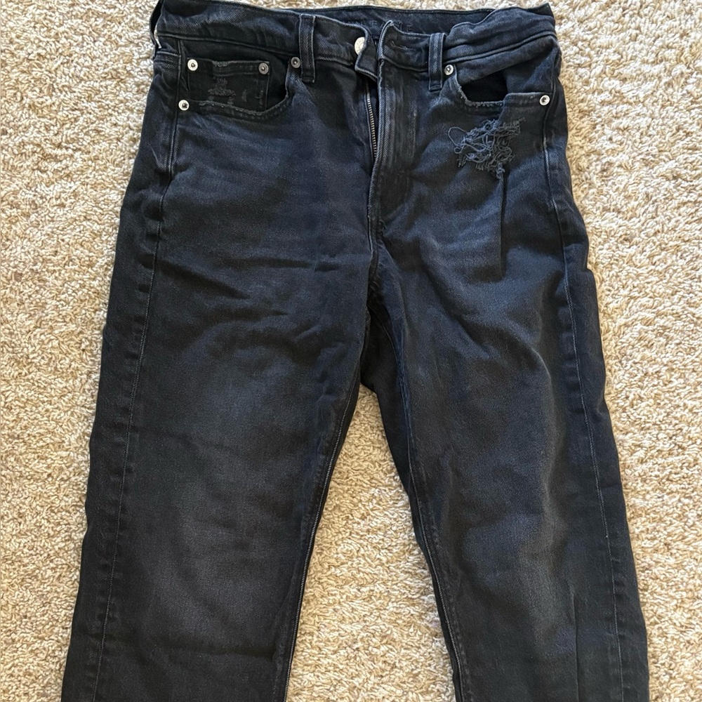 American Eagle Outfitters Black High Rise Jeans